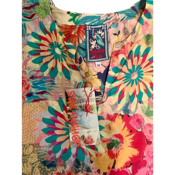 NWT Johnny Was Silk Blouse - Picture 5 of 7